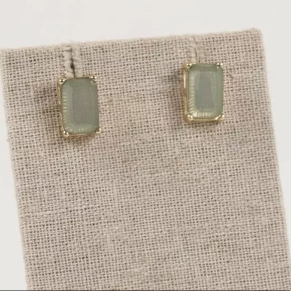 The Royal Standard Jewelry - NEW The Royal Standard Green & Gold Stud Earrings